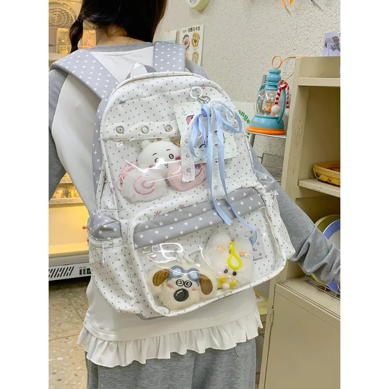 Polka Dot Ita Backpack – Large Laptop Bag for Teen Girls Ita Bag Backpack Nixie
