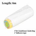 AC Air Guide Deflector Bag Flexible Conveyor Pipe 8M–20M AC Air Guide Pipe Nixie 8M