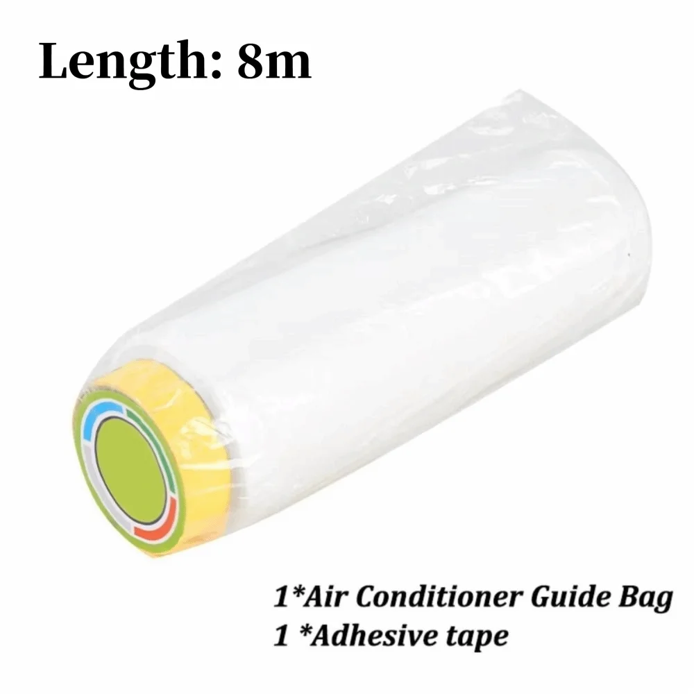 AC Air Guide Deflector Bag Flexible Conveyor Pipe 8M–20M AC Air Guide Pipe Nixie 8M