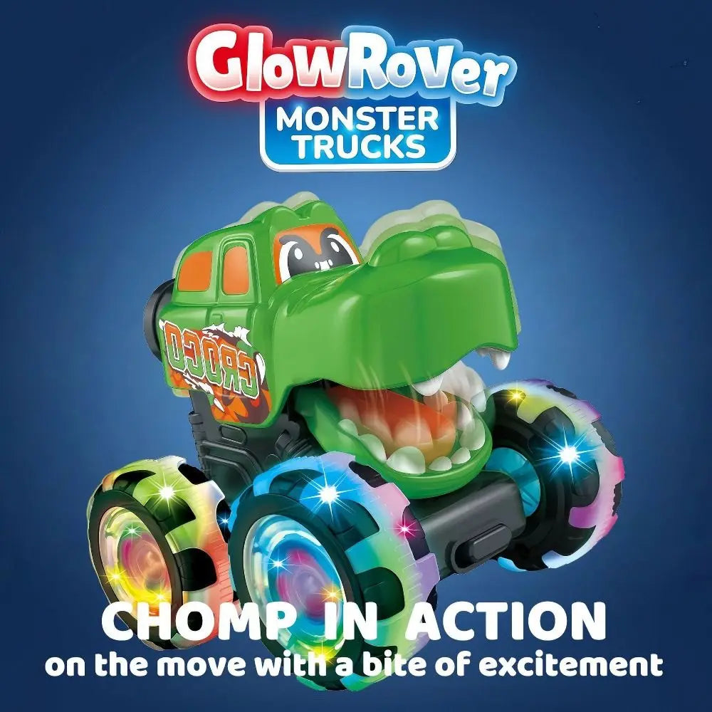 Monster Truck Pull Back Toy with Lights – Kids Gift Ages 4–12