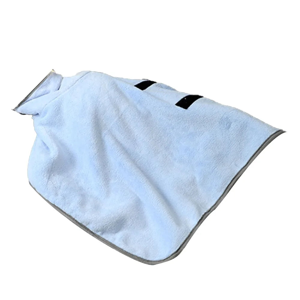 Microfiber Pet Bath Robe – Fast Drying Dog & Cat Towel Wrap Pet Drying Robe Nixie