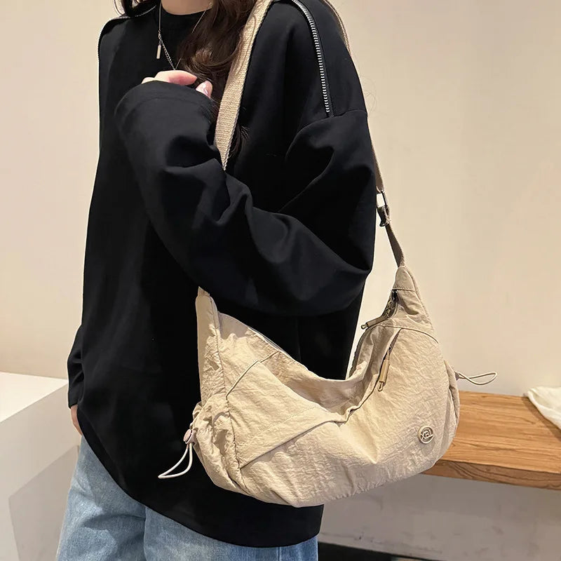 Women's Large Capacity Crossbody Dumpling Bag – Casual & Sporty Crossbody Shoulder Bag Nixie