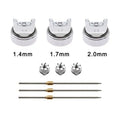 H-827 HVLP Spray Gun Nozzle Kit 1.4/1.7/2.0mm – 3-Piece Set Spray Gun Nozzle Kit Nixie A5