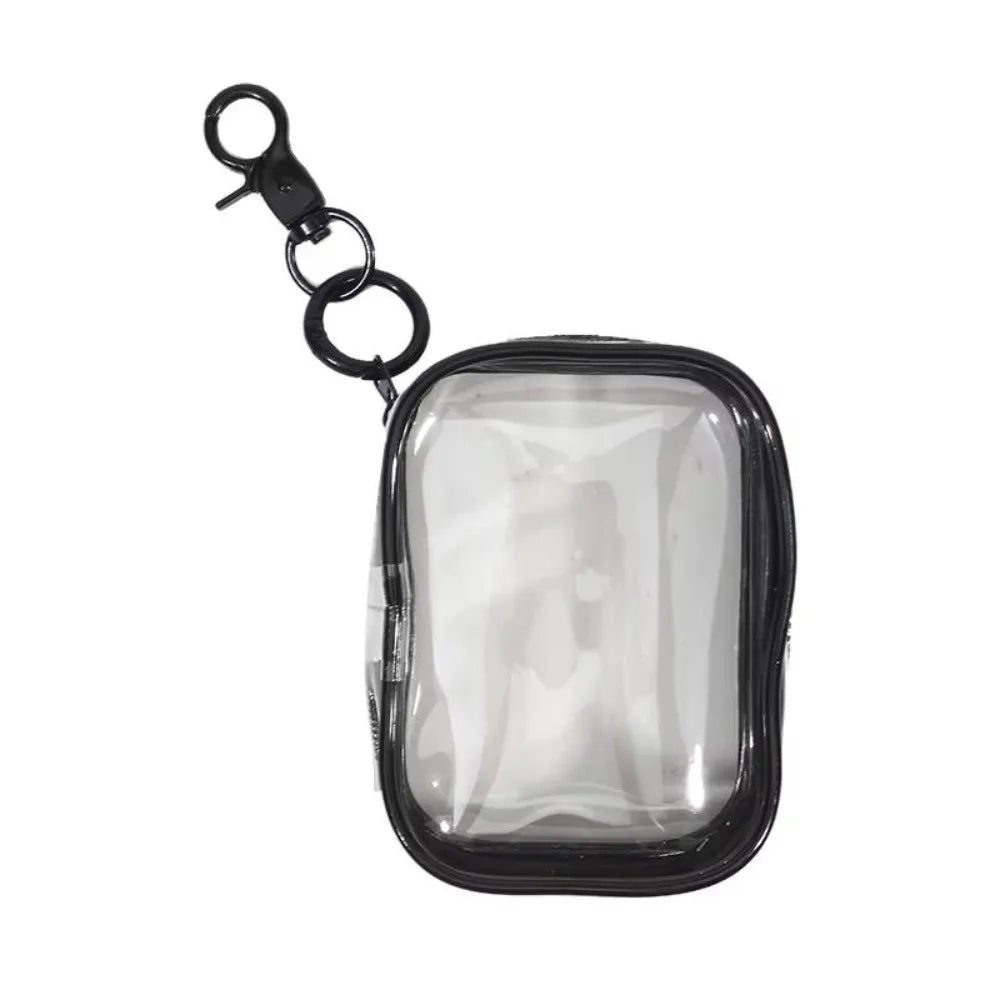 Clear Zipper Storage Bag – Mini Dustproof Portable Organizer