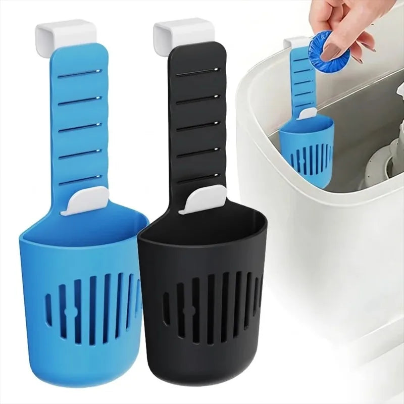 Silicone Toilet Tank Tablet Holder & Bowl Cleaner Hanger Toilet Cleaner Holder Nixie