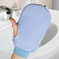 Exfoliating Body Scrub Mitt – Deep Cleansing Loofah Glove Body Scrub Mitt Nixie Blue