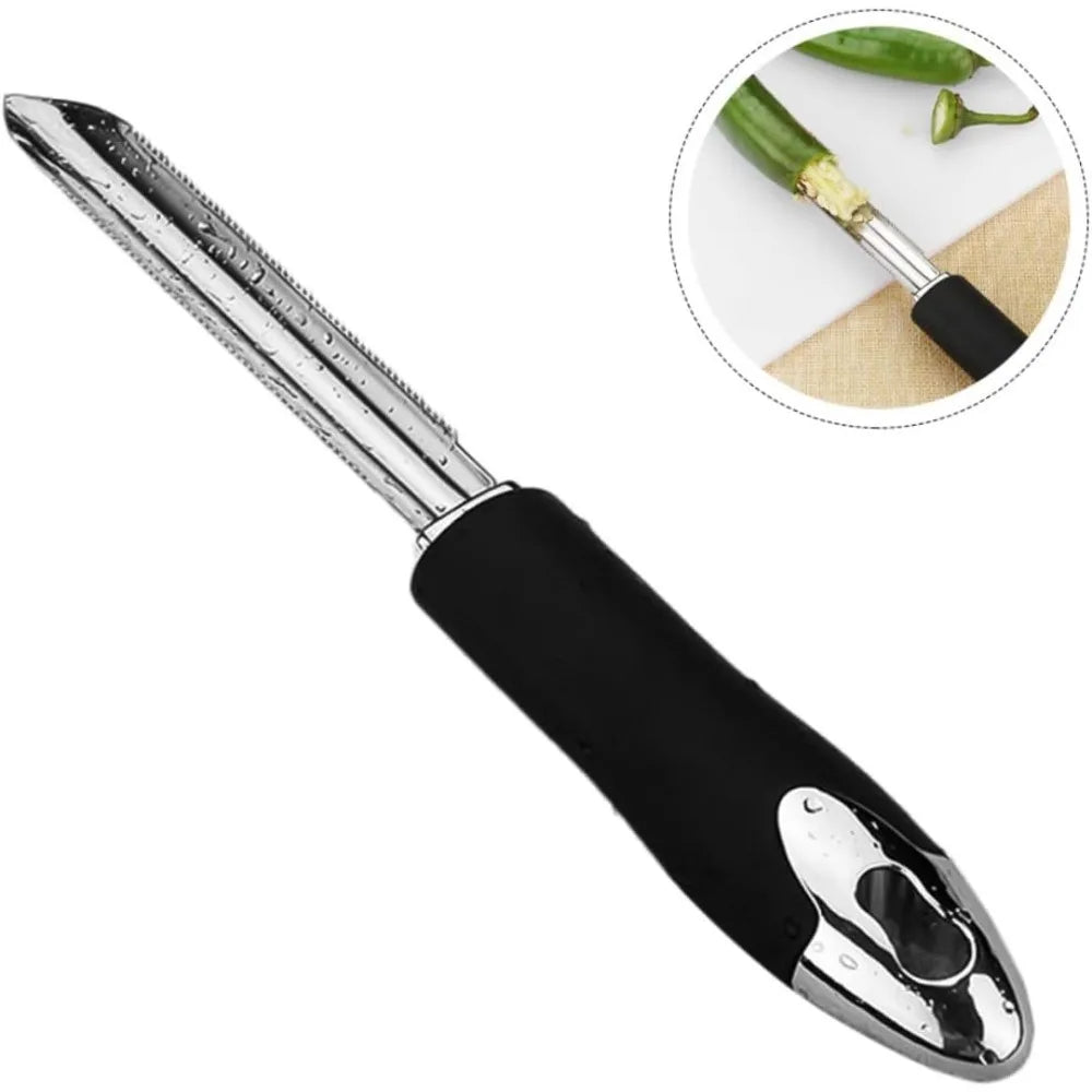 Stainless Steel Pepper & Fruit Corer Remover Tool | Nixie