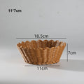 Handwoven Wicker Serving Baskets – 10 Styles | Rattan-Look Wicker Storage Basket Nixie 1