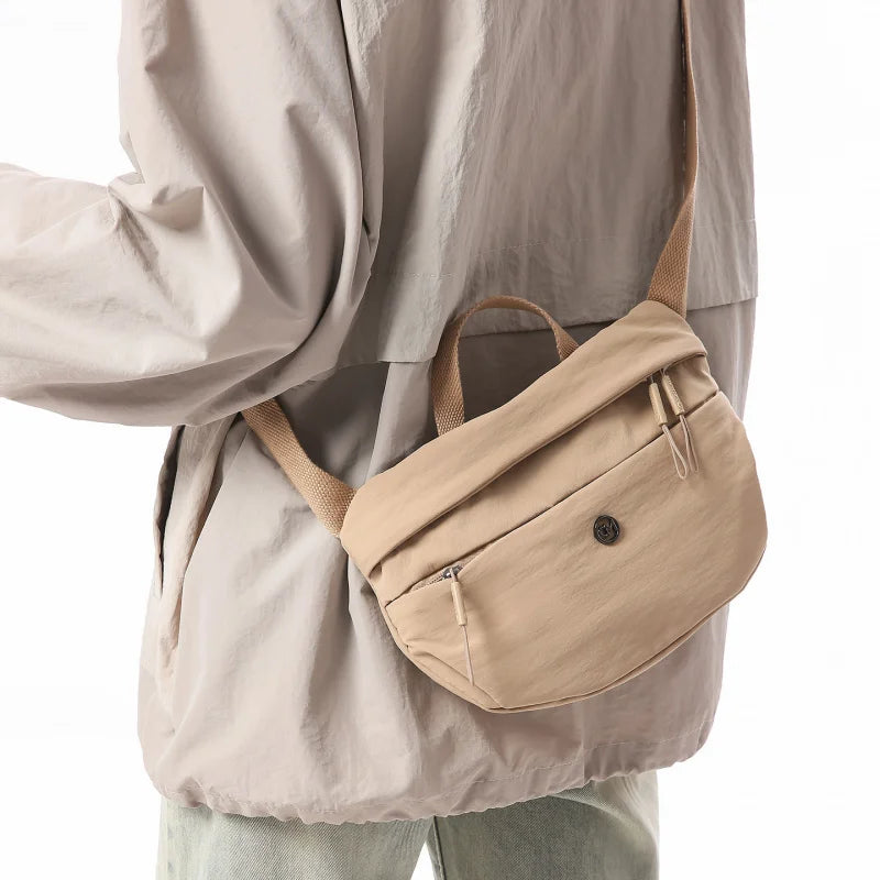 Men's Nylon Crossbody Chest Bag – Multifunctional Sports Sling Crossbody Chest Bag Nixie