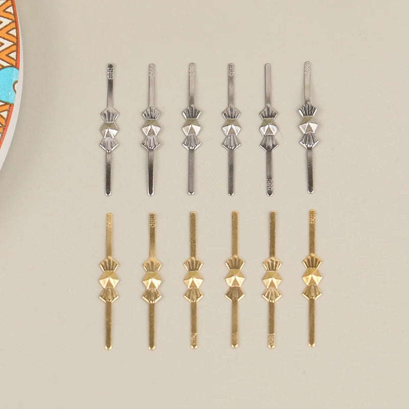 500pcs 25mm Metal Bowtie Connectors for Crystal Chandelier Beads Chandelier Connector Pins Nixie