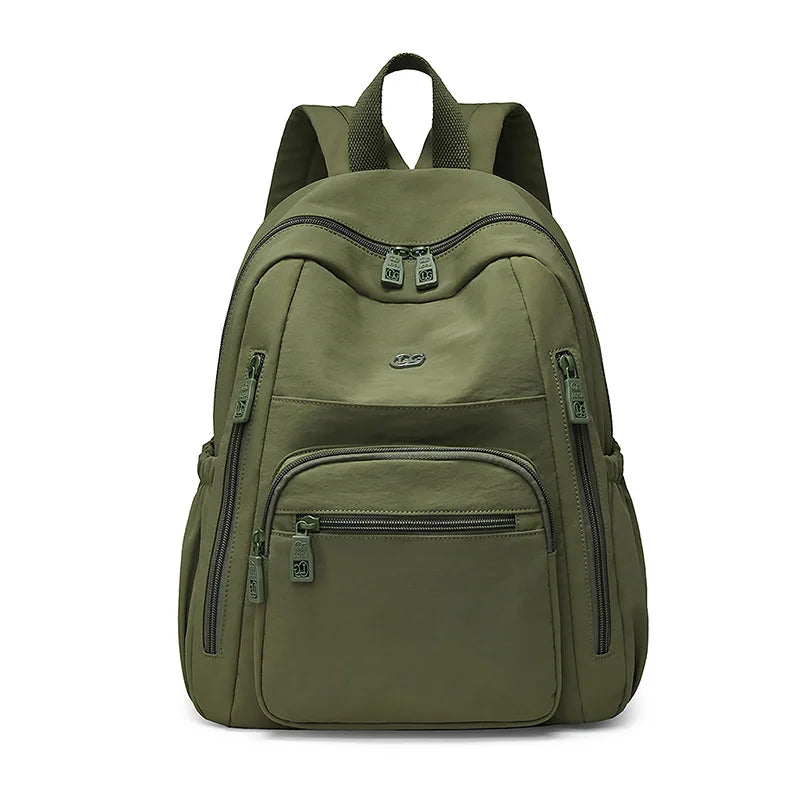 Nixie Ultra-Lightweight Travel Backpack – Unisex 20–35L Nylon Travel Backpack Nixie Green