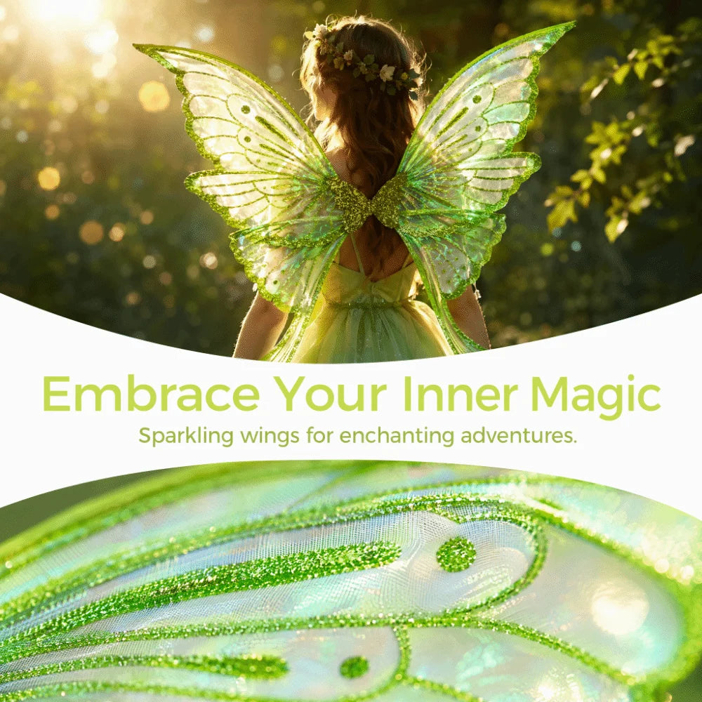 Sparkling Fairy Wings – Lightweight Organza Butterfly Costume