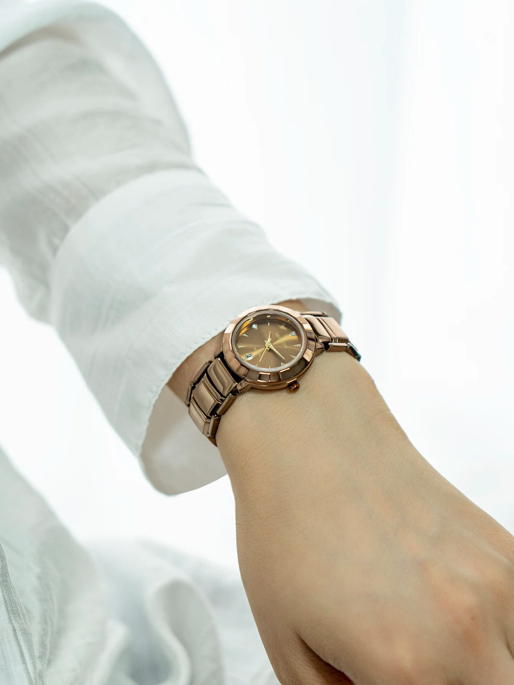 REBIRTH Women's Quartz Watch – Stainless Steel, Water-Resistant Women's Quartz Watch Nixie