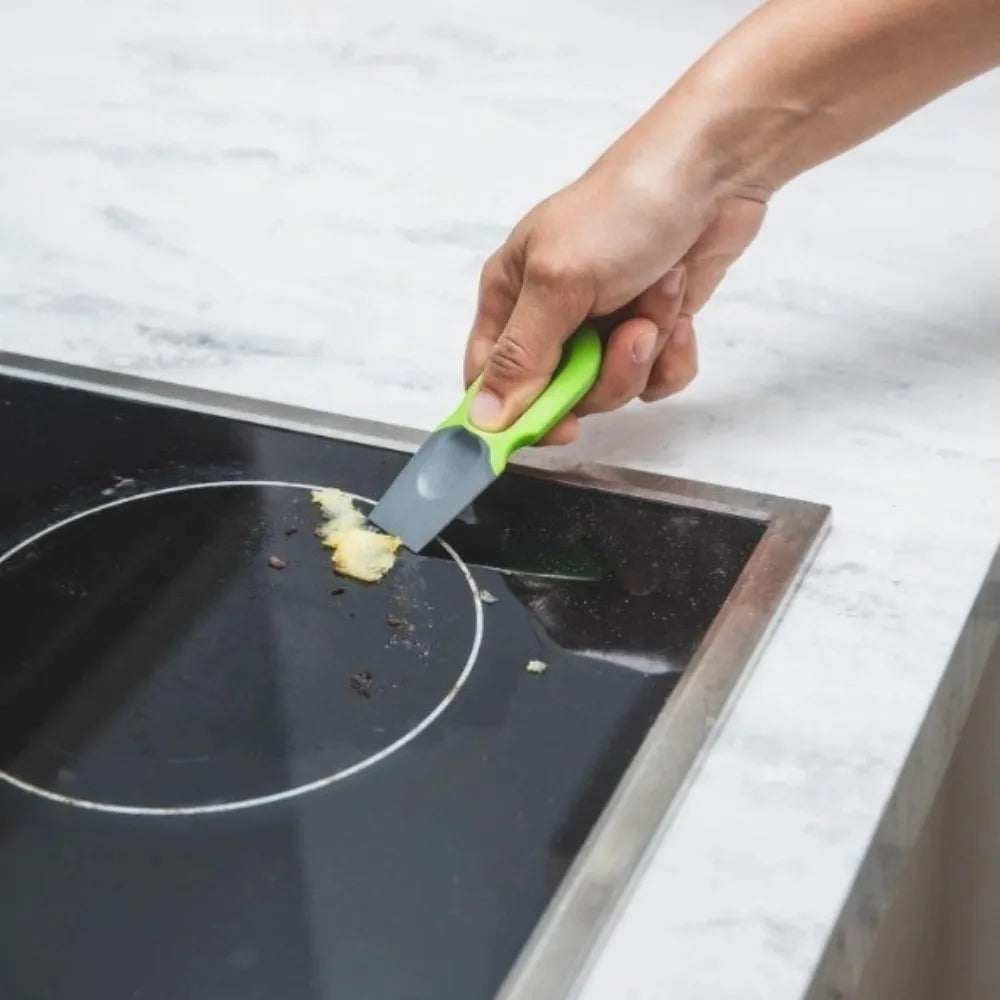 Silicone Thumb Scraper Non-Scratch Kitchen Cleaning Spatula Kitchen Cleaning Scraper Nixie