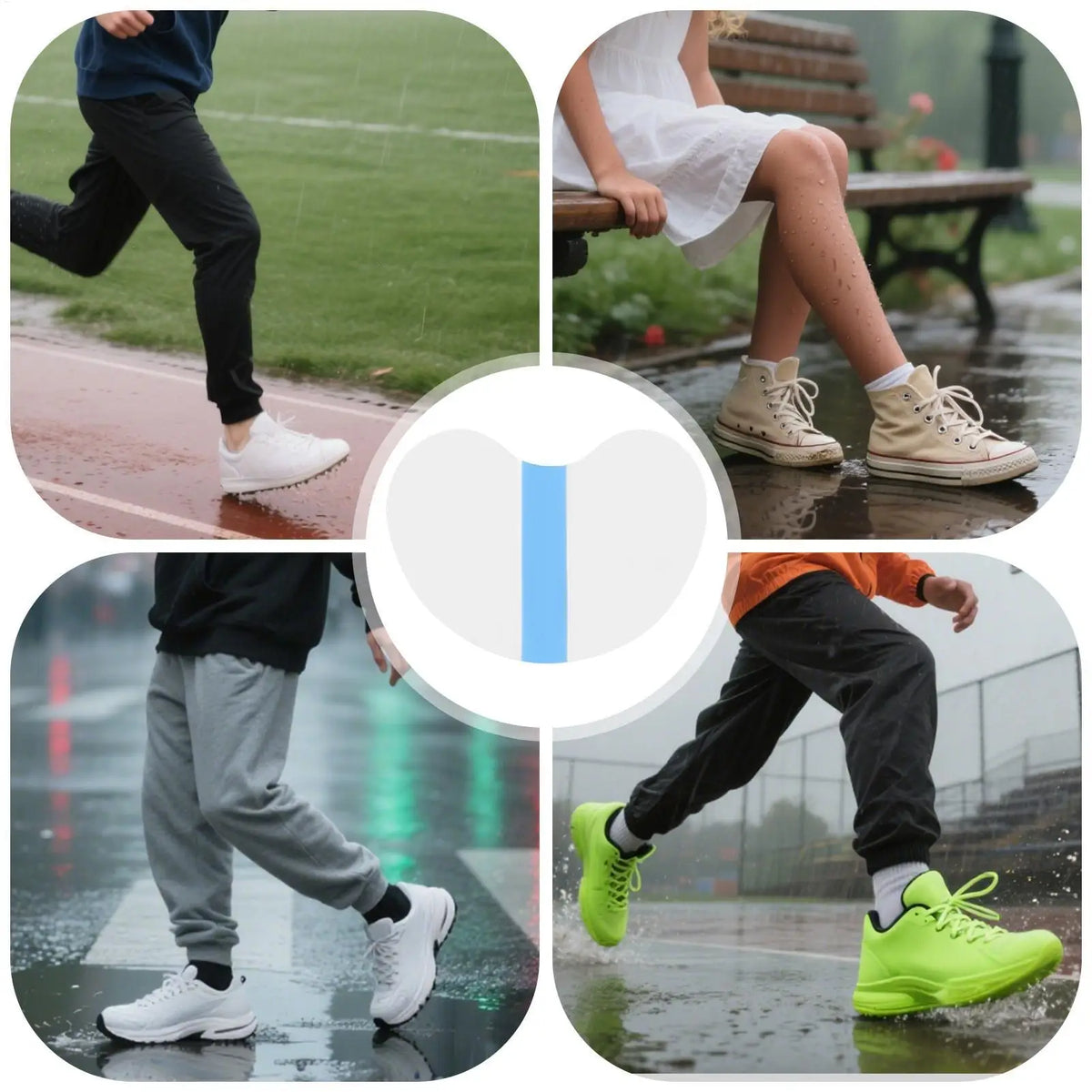 30Pcs Clear Shoe Toe Rain Stickers – Waterproof TPU Patches Shoe Protector Patches Nixie