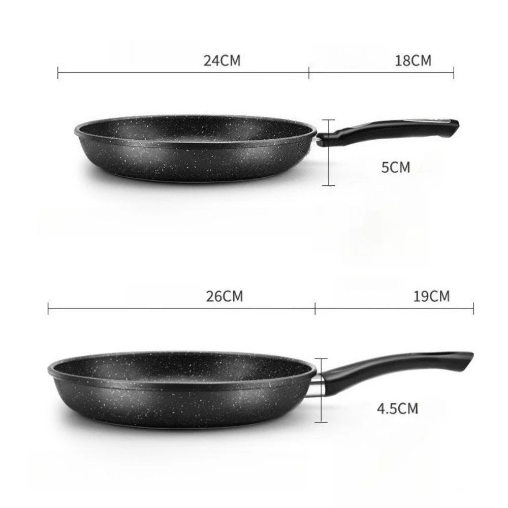 24/26cm Maifan Stone Frying Pan – Non-Stick Skillet All Stovetops Non-Stick Frying Pan Nixie