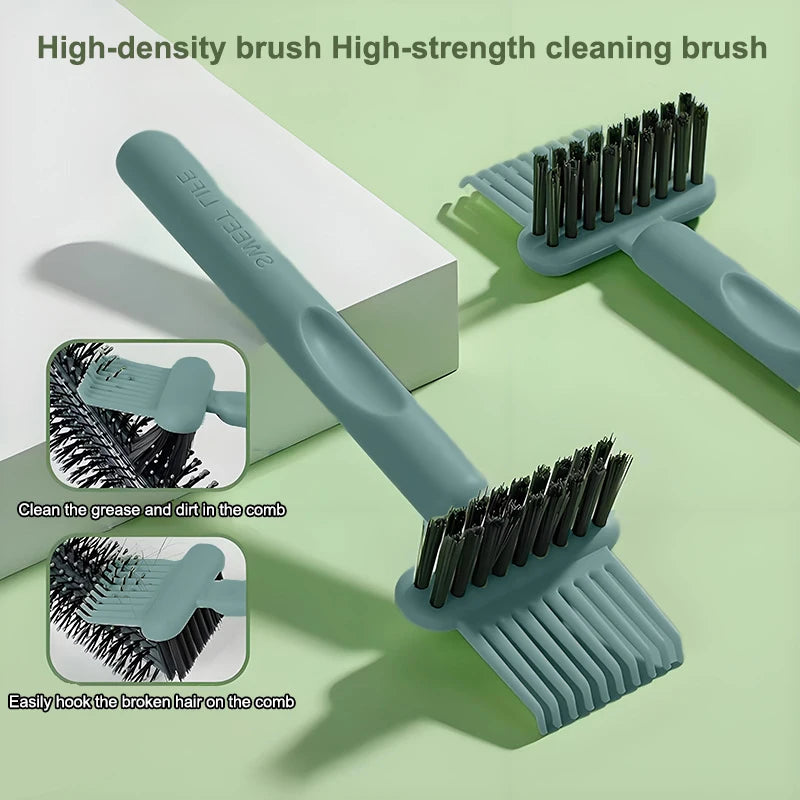 2-in-1 Hair Brush Cleaner Tool – Comb & Bristle Cleaning Rake Hair Brush Cleaner Nixie