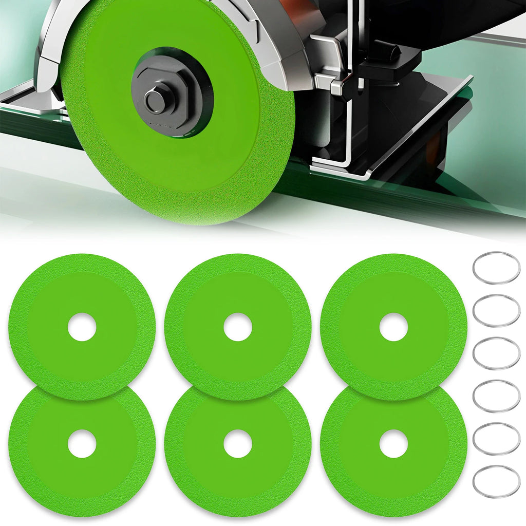 6Pcs Diamond Glass Cutting Discs for Angle Grinder – Ultra Thin