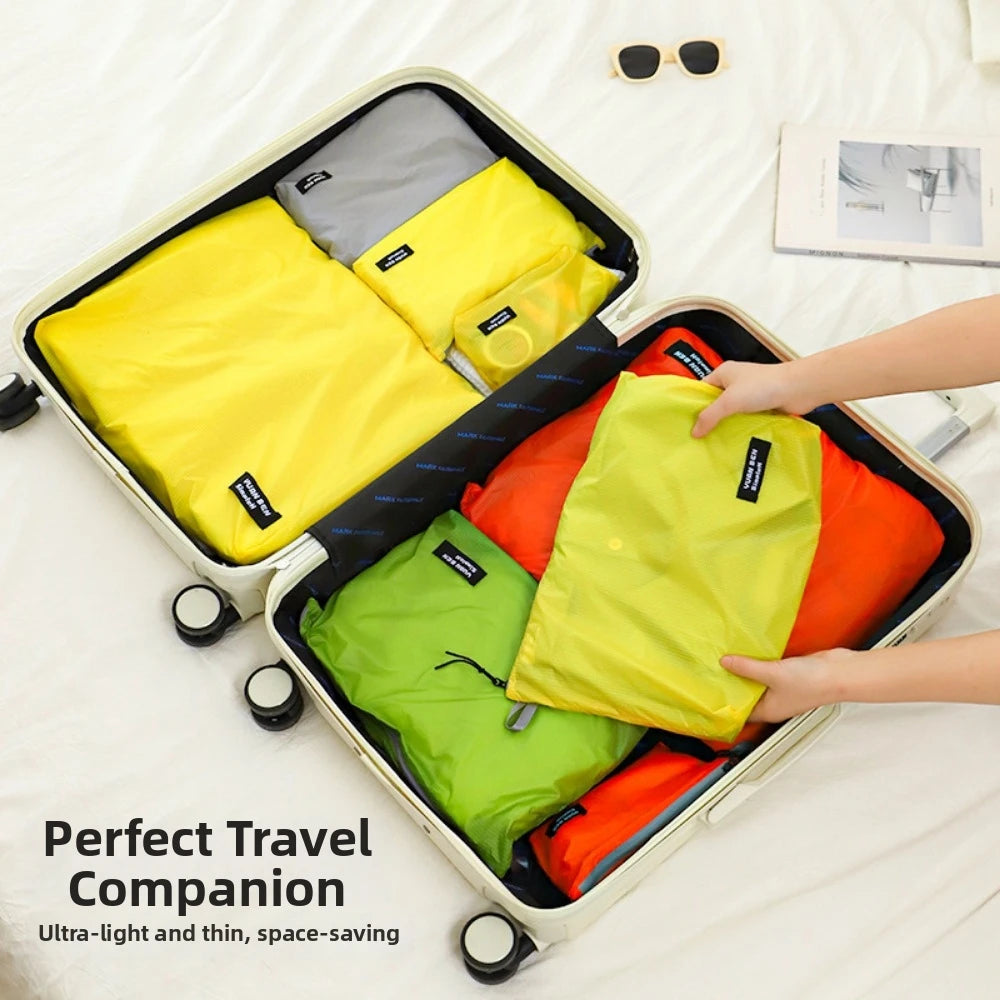 Silicone-Coated Nylon Luggage Storage Bag | Lightweight Travel Travel Storage Bag Nixie