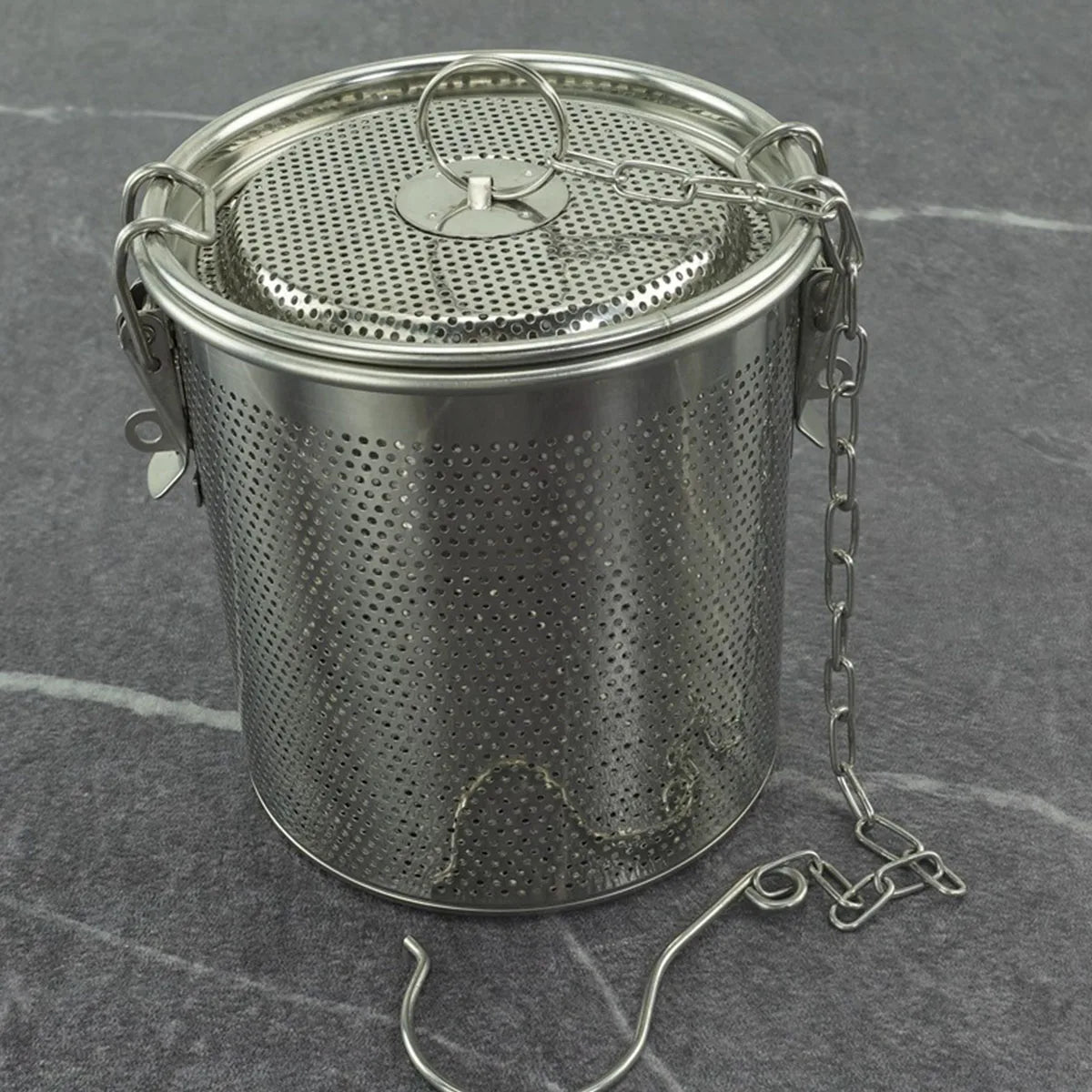 Stainless Steel Brine Basket Spice Strainer & Tea Infuser Cooking Strainer Basket Nixie