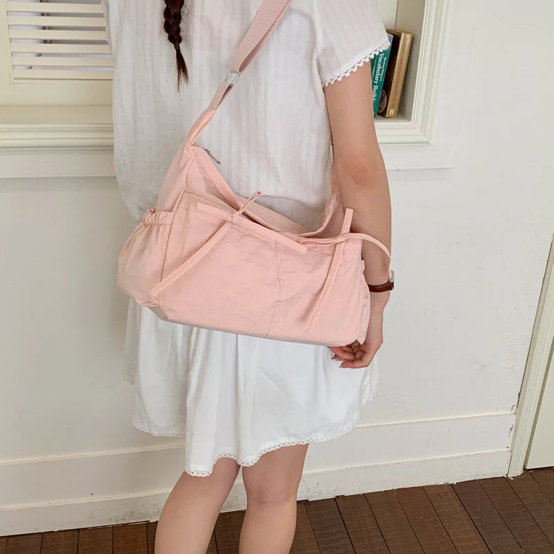 Large Capacity Pleated Cloud Crossbody Shoulder Tote Bag Women Crossbody Shoulder Bag Nixie