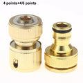 Garden Hose Fast Connect 2pcs – Aluminum Tap Hose Fittings Hose Tap Fittings Nixie A