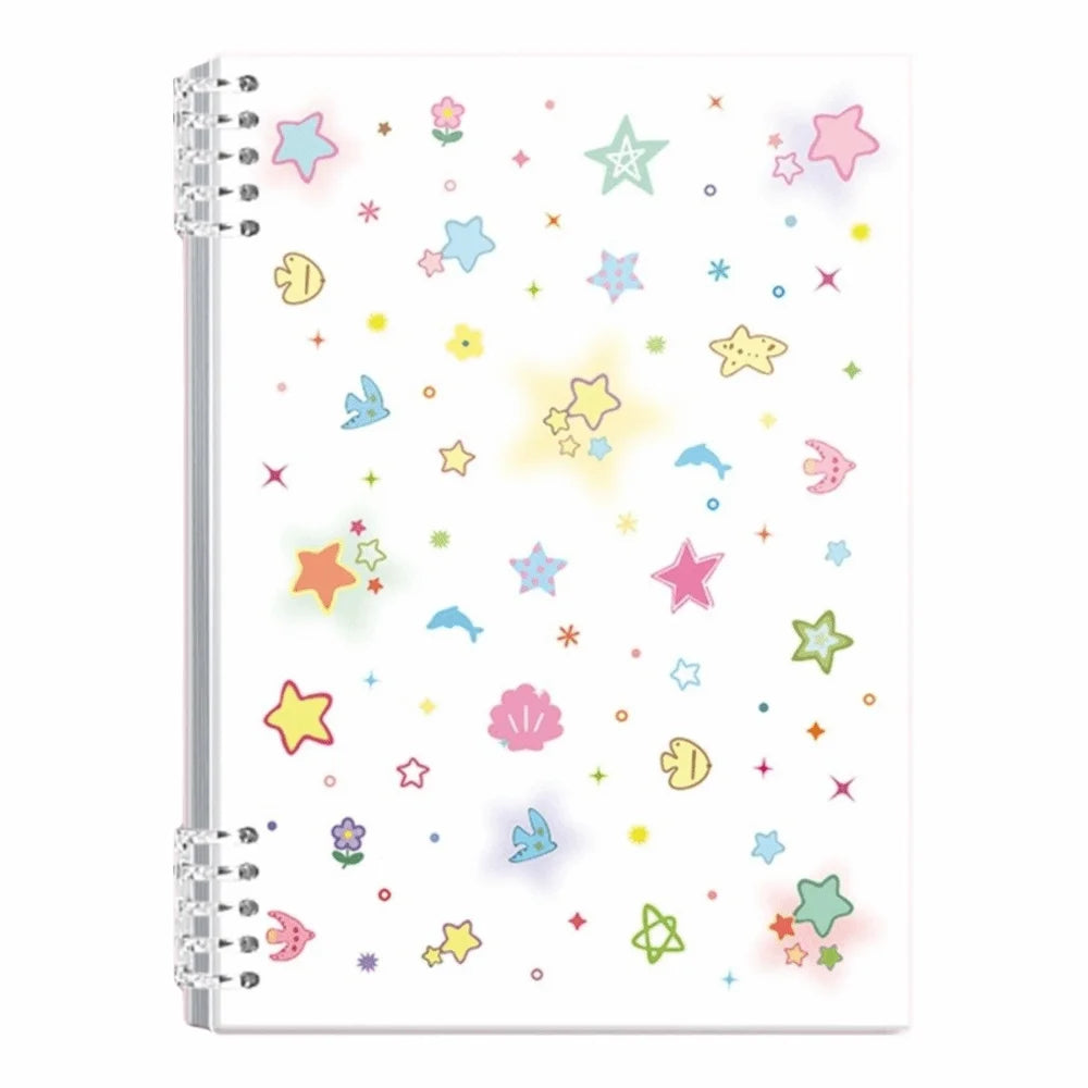 A5/B5 Star Print Loose-Leaf Binder Notebook | Dopamine Planner