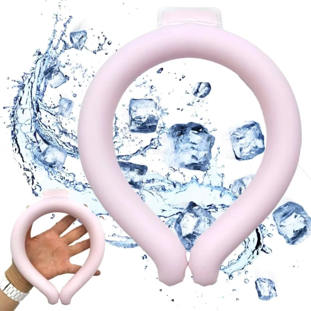 Reusable Neck Cooling Ring Gel Ice Pack Wrap – Summer Cooler