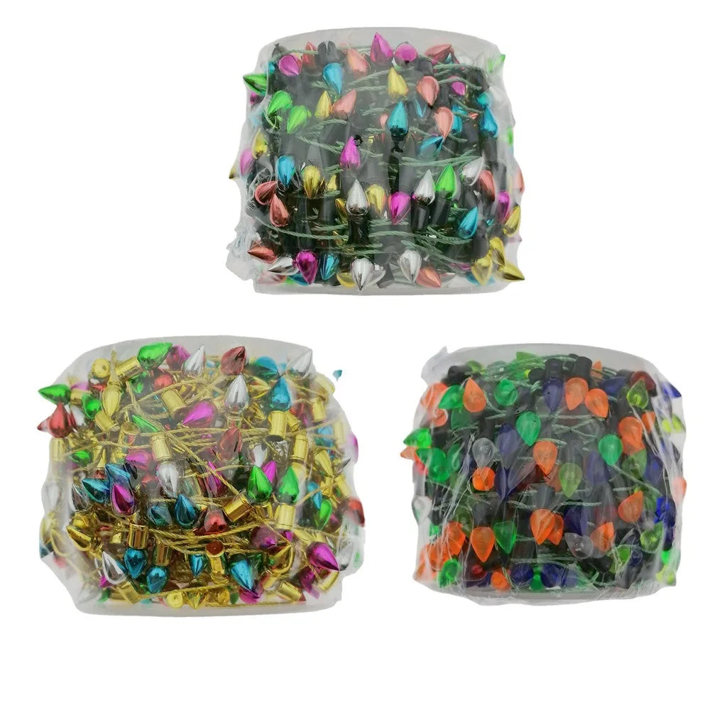 Colorful Bulb String Lights 5M/10M – Christmas Garden Decor Holiday String Lights Nixie