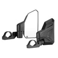 KEMIMOTO UTV Side Mirrors | Fits 1.65–2" Roll Cage | Pair UTV Side Mirrors Nixie Black