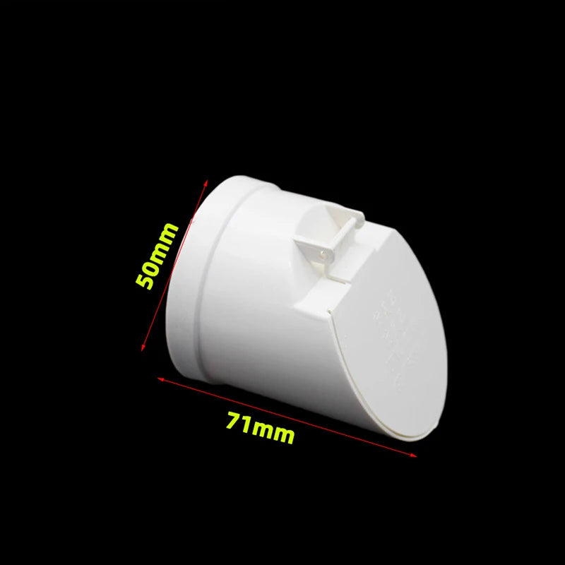 PVC Floor Drain Valve Anti-Odor Anti-Rat Cover 50–160mm Pipe Floor Drain Valve Nixie 50mm