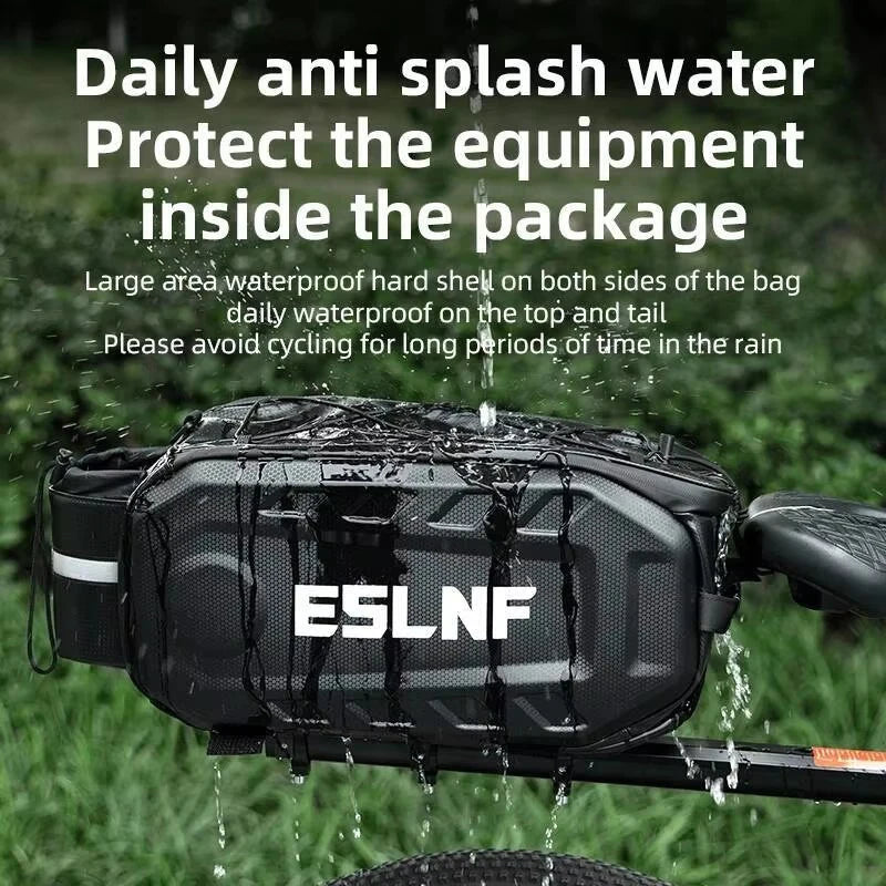 17L Hard Shell Waterproof Bike Rear Rack Bag – MTB & E-Bike Bicycle Trunk Bag Nixie