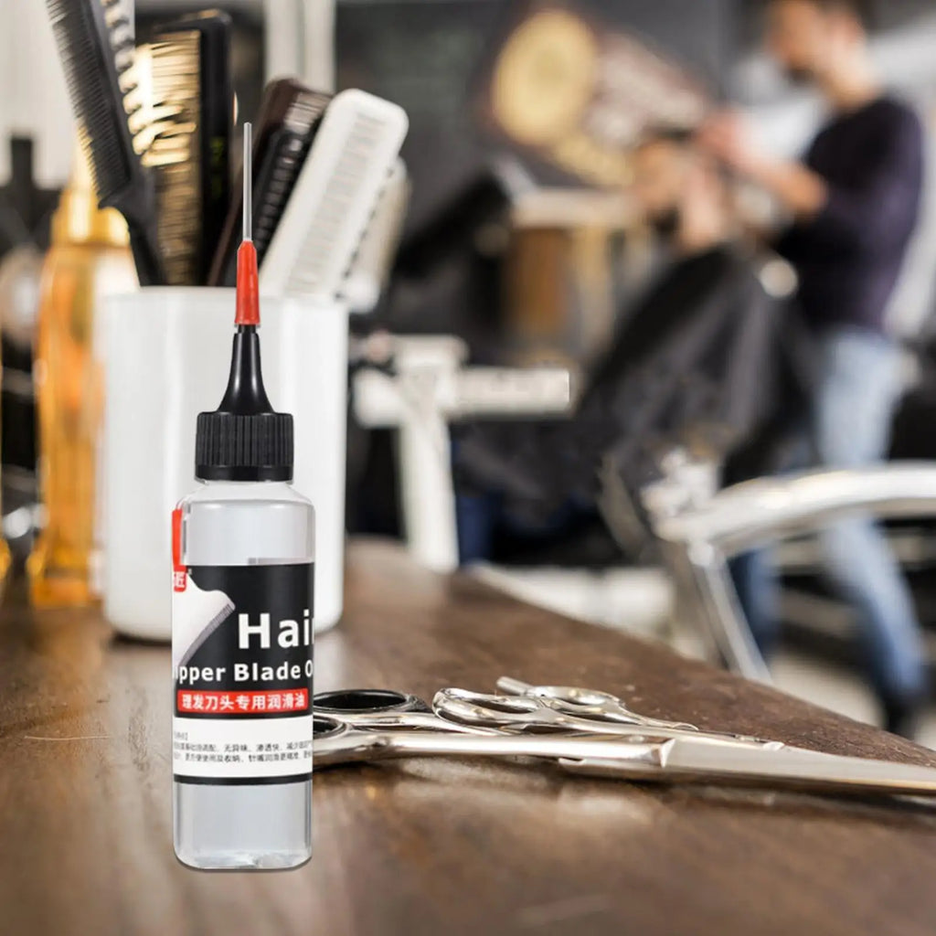 60ml Hair Clipper Lubricant Oil – Odorless Anti-Rust Trimmer Oil Hair Clipper Oil Nixie