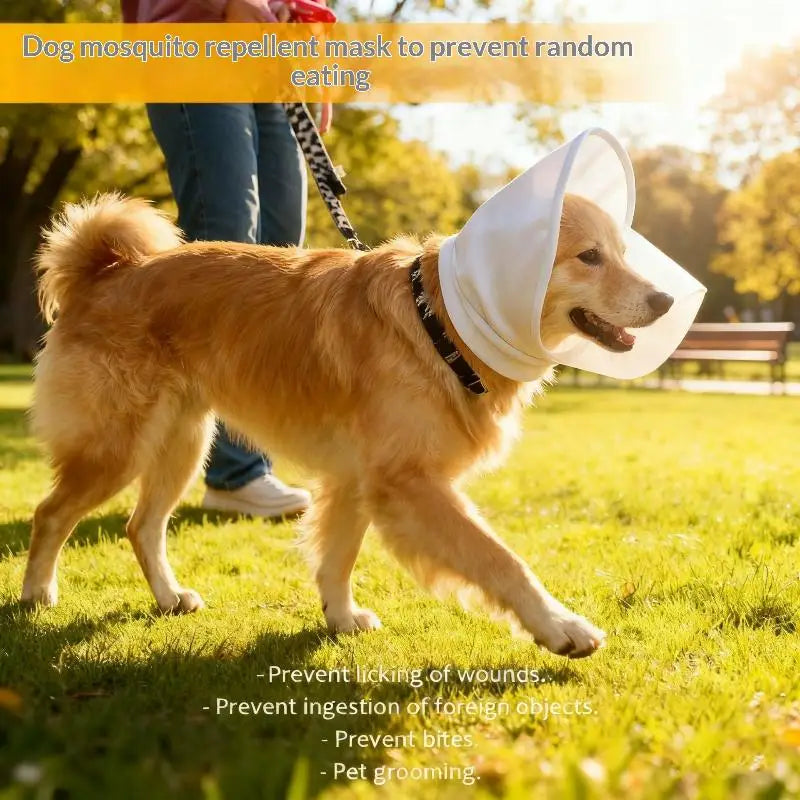 Dog Protective Face Mask – Soft Breathable Pet Mouth Cover Dog Face Mask Nixie