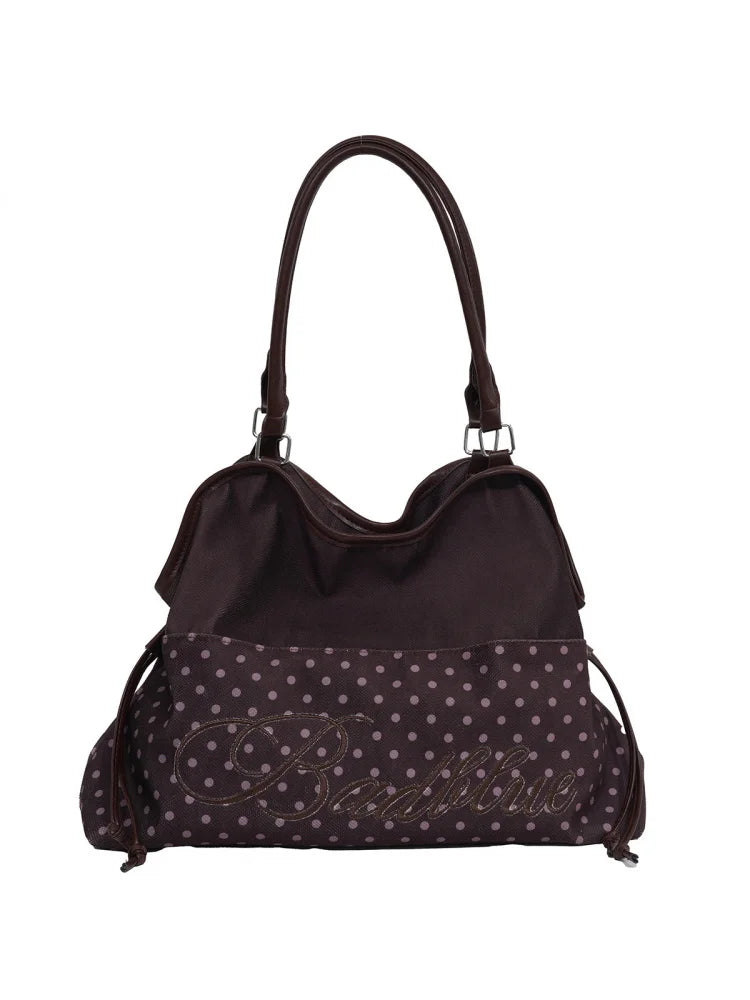 Women's Leopard Print Large Canvas Tote Bag | Drawstring Commuter Canvas Tote Bag Nixie