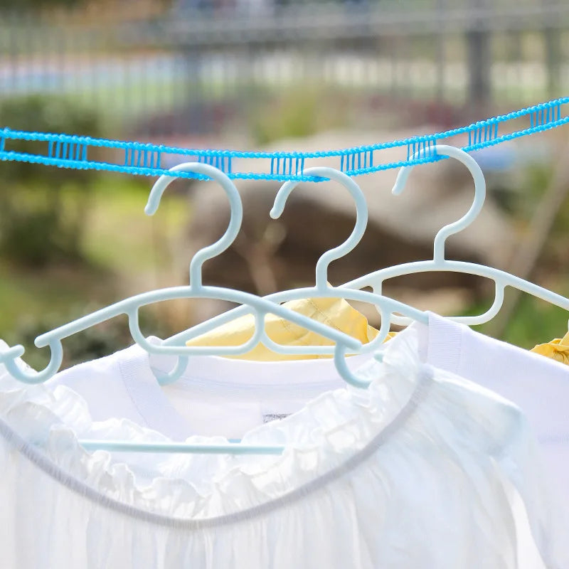 Portable Nylon Travel Clothesline – Windproof Camping Drying Line