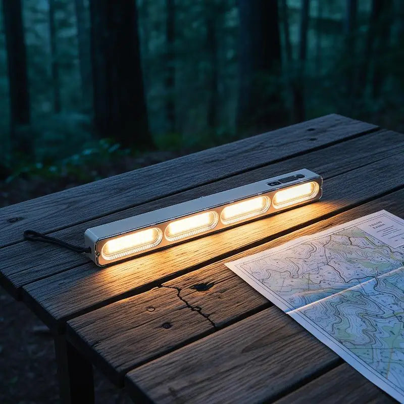 Rechargeable LED Camping Light Bar – Magnetic, 4 Modes, 3 Sizes LED Camping Light Nixie
