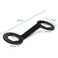 Washing Machine Clutch Wrench 36/38mm Double-Ended Spanner Appliance Repair Wrench Nixie black 200MM