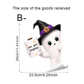 Halloween Toilet Stickers – Ghost & Skeleton Waterproof Decals Halloween Decal Sticker Nixie A2