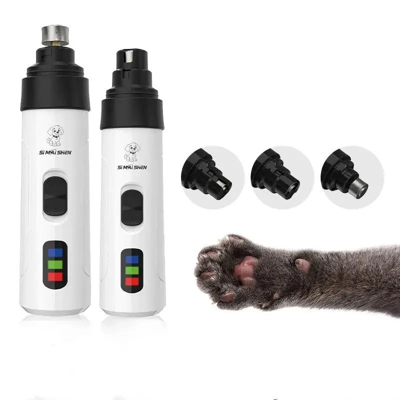 Electric Pet Nail Grinder – Quiet Dog & Cat Nail Trimmer Pet Nail Grinder Nixie