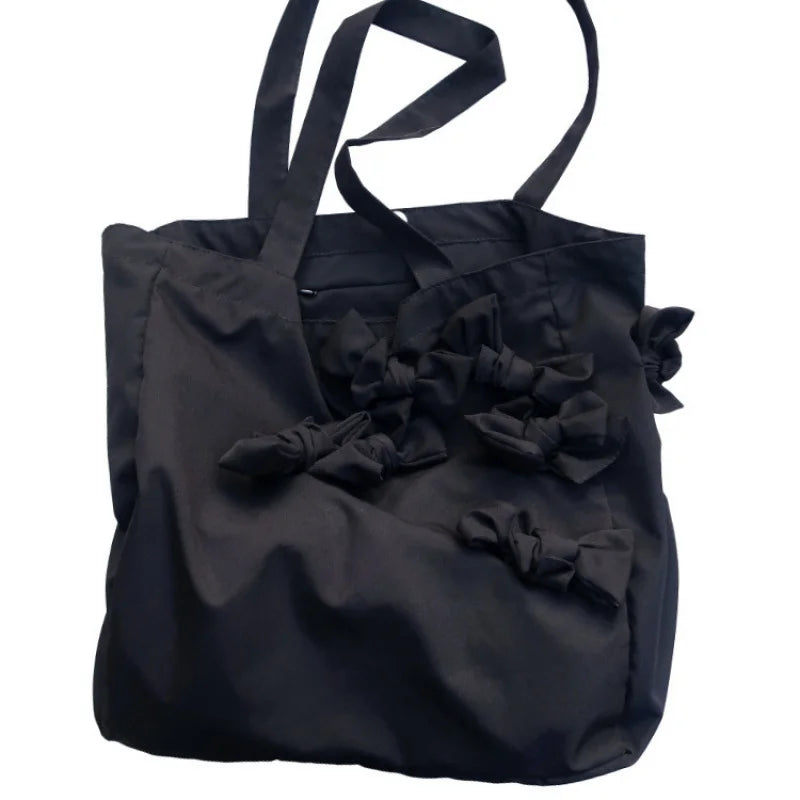 Large Bowknot Bucket Handbag for Women – Casual Travel Bag Women's Handbag Nixie