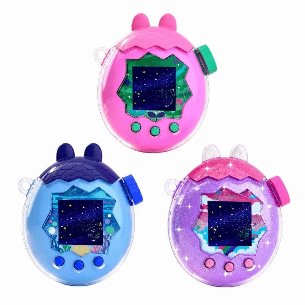 Clear PC Protective Case with Wings for Tamagotchi Paradise Virtual Pet Case Nixie