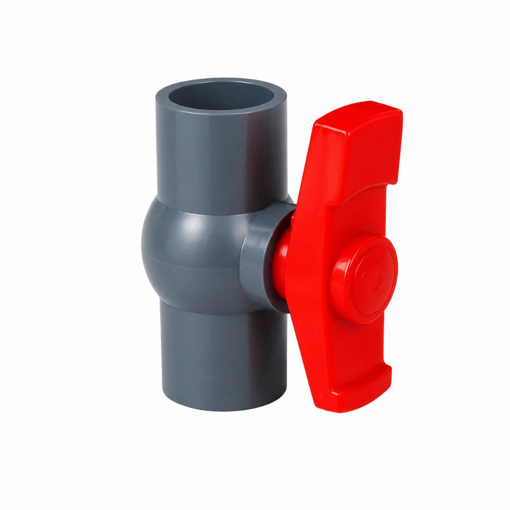 PVC Ball Valve Water Supply Switch – Corrosion Resistant PVC Ball Valve Nixie Grey 25