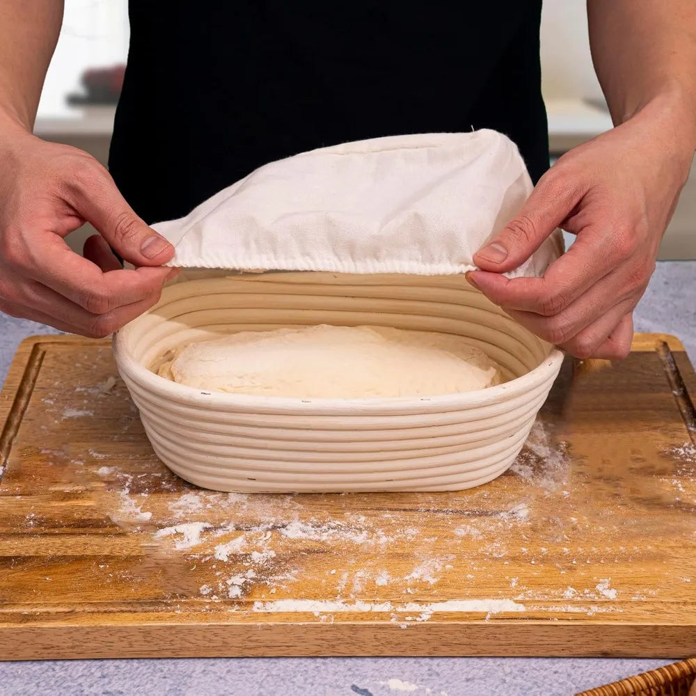 Sourdough Banneton Bread Proofing Basket – Natural Rattan
