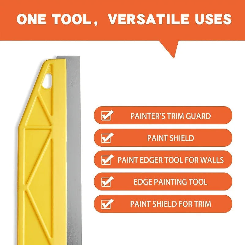 12-Inch Heavy-Duty Paint Shield Edger with Ergonomic Handle Paint Shield Edger Nixie