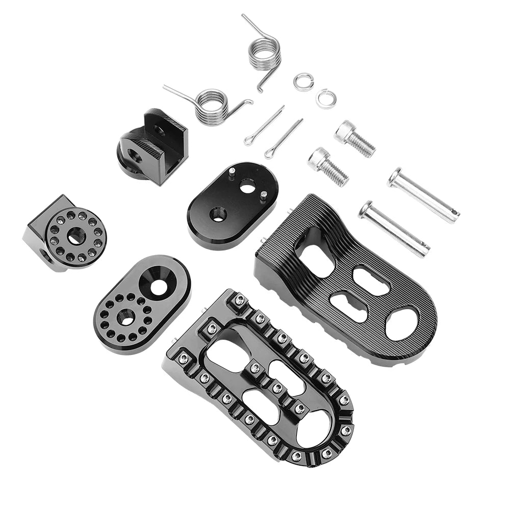 CNC Rotatable Footpegs for BMW R1250GS R1300GS GS Series Black Motorcycle Footpegs Nixie 1 set