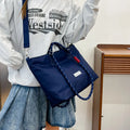 Nixie Large Nylon Tote Bag – Lightweight Waterproof Crossbody Nylon Tote Bag Nixie Dark blue