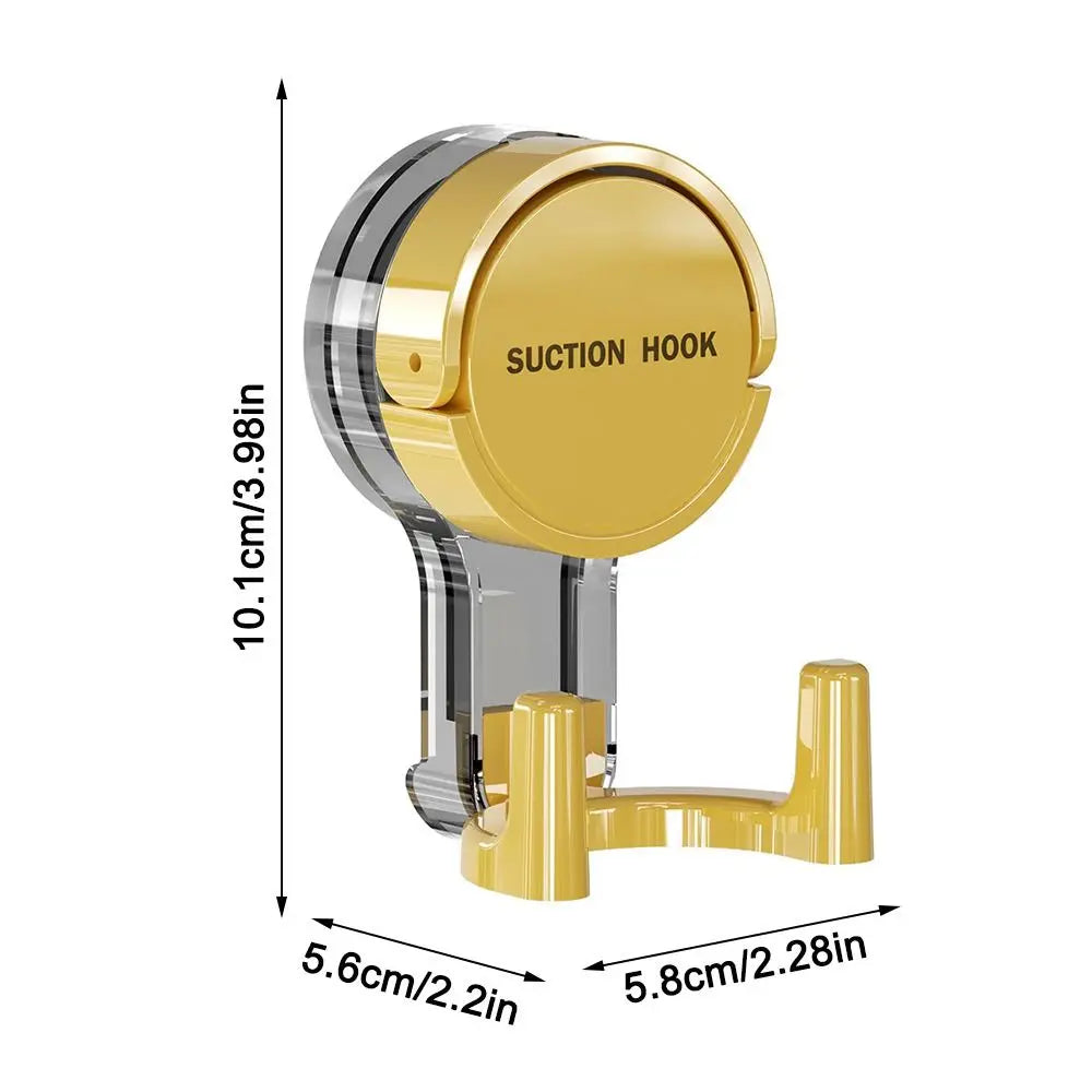 Self-Adhesive Suction Cup Double Wall Hooks – No-Drill