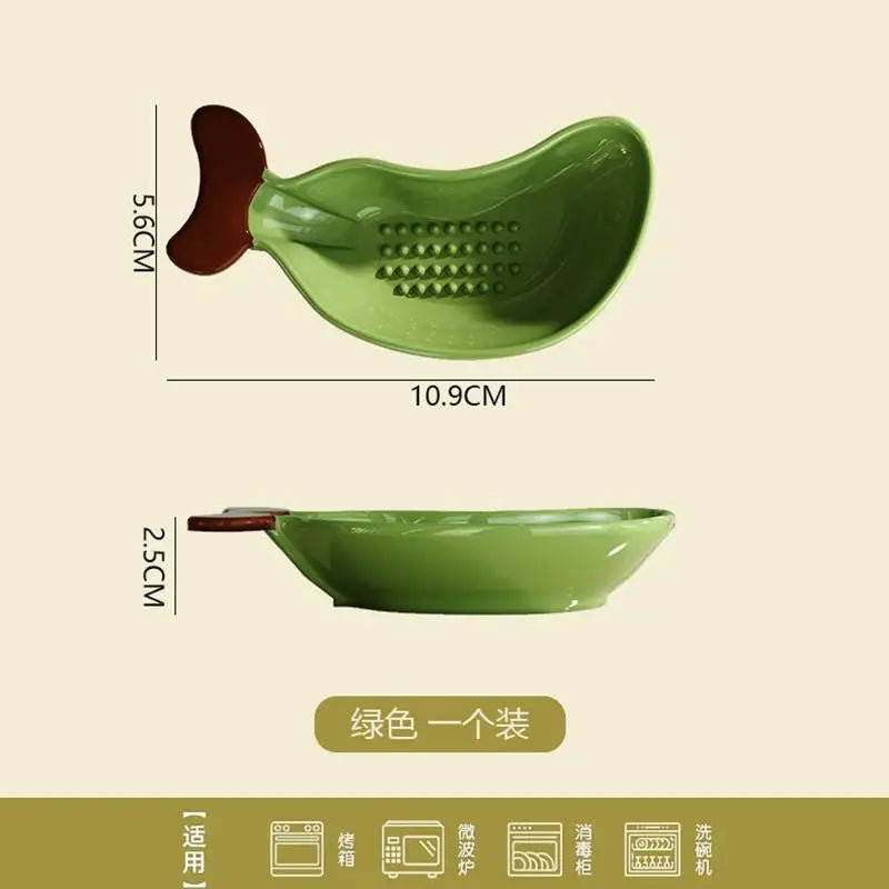 Fish-Shaped BPA-Free Seasoning Dish & Grinding Plate | JETTING Seasoning Dish Nixie