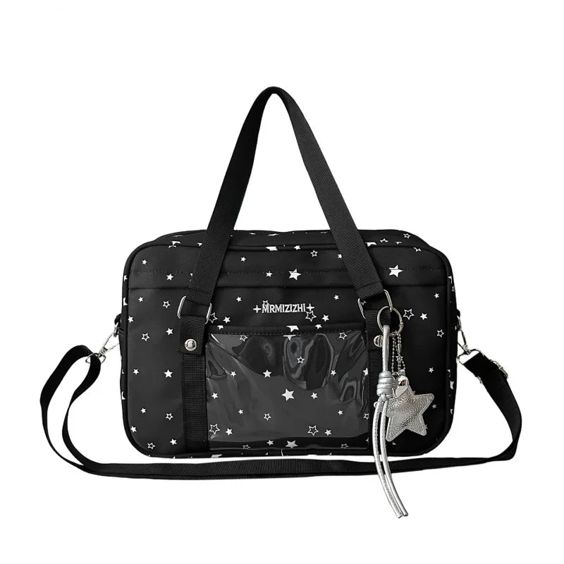 Kawaii Polka Dot Ita Bag – Anime Badge Crossbody Handbag Crossbody Ita Bag Nixie